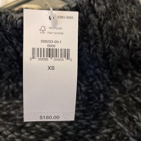 NWT Banana Republic Italian Wool Blend Marled Mockneck Sweater - Picture 12 of 12